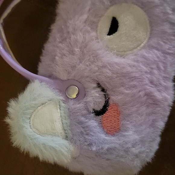 Purple Plush BearEyeglass holder Case Pre-loved - Picture 4 of 6